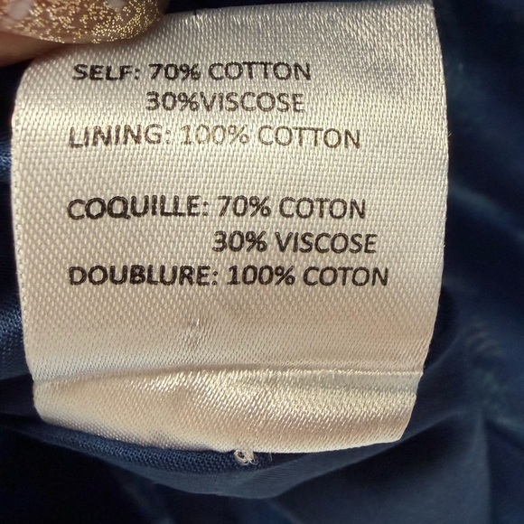 NWT RAMY BROOK Alicia Mixed Print Cotton Blend Mini Dress Blue Small - Picture 11 of 13